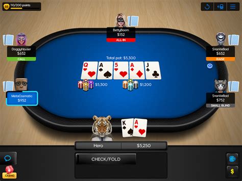 Mesa de poker online de imagem
